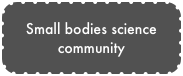 Small bodies science community